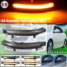 2pcs Side Wing Scroll Dynamic Blinker Turn Signal Light For Skoda Superb 3T5 Estate 2009 2010 2011 2012 2013 2024 - buy cheap