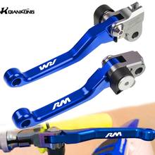 Dirt Bike Brakes Motorbike Adjustable CNC Aluminum Custom Made Brake Clutch Lever For Suzuki RM85 RM125 RM250 RM 85 125 250 LOGO 2024 - buy cheap