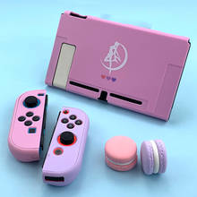 Лидер продаж, жесткий защитный чехол для Nintendo Switch, розовый, фиолетовый, красочный чехол для контроллера Nitendo Switch JoyCon 2024 - купить недорого