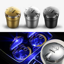 Auto Car Truck LED Cigarette Smoke For Opel insignia Astra h j g corsa d c vectra car Ashtray Blue LED Light Smokeless Ashtray 2024 - buy cheap