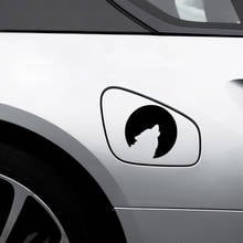 Drop Shipping Wolf Auto Stickers On The car stickers Interesting Reflective car stickers  Decals decoration accessories 2024 - buy cheap