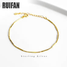 Ruifan-pulsera de plata de ley 925 para mujer, brazaletes coreanos ligeros de lujo, joyería YBR162 2024 - compra barato