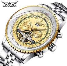 Mens Watches Jaragar Men Automatic Mechanical Watches Men Stainless Steel Watches Tourbillon Skeleton Male Clocks 2024 - buy cheap