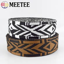 2Meters 50mm 2.5mm Thick Polyester Jacquard Webbing Bag Strap Band Webbings Tapes Ribbon DIY Garment Lace Sewing Accessories 2024 - buy cheap