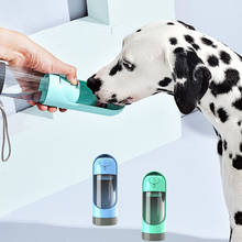 Garrafa bebedouro portátil para cães com dispensador de água, tigela com filtro de carvão ativado para animais de estimação, para cães grandes e pequenos, 2020 2024 - compre barato
