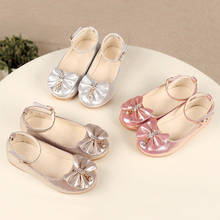 Children Infant Kids Baby Girls Bowknot Crystal Dance Shallow Single Shoes Girls Kids Shoes summer Children Toddler Girl Shoes 2024 - buy cheap