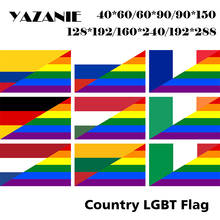 YAZANIE Colombia Germany Netherlands LGBT Pride Flag Russian Federation Hungary Rainbow Flag France Ireland Gay Flags Banners 2024 - buy cheap