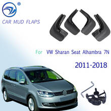 Car Mud Flaps Splash Guards for Fender Mudguards Mudflaps For VW Sharan Seat Alhambra 7N 2011-2018 2024 - buy cheap