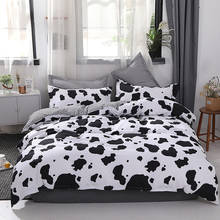 Комплект постельного белья SUGAN 2021 с изображением коровы, s, пододеяльник, простыня, комплект постельного белья, односпальный, двуспальный, Королевский 2024 - купить недорого