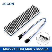 Max7219 Dot Matrix Module Control Single Chip Microcomputer Module 4-in-1 Display Send 5P Line (H6a4) Dot Matrix Module 2024 - buy cheap