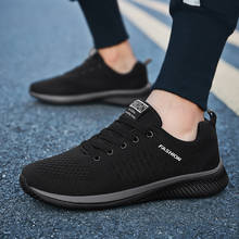 Nova malha masculino sapatos casuais lac-up homens sapatos leves e confortáveis tênis de caminhada respirável tenis feminino zapatos de hombre 2024 - compre barato