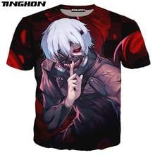 Camiseta de Anime Harajuku para hombres y mujeres, camisa de manga corta con estampado 3D de Tokyo Ghoul, Tops de verano, ropa de calle informal 03, nueva de XS-7XL 2024 - compra barato