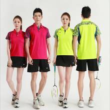 Badminton Sport shirts,Breathable men/women Table Tennis Uniform  jerseys,tennis Short Sleeved T-shirt,Tennis /Badminton T-shirt 2024 - buy cheap