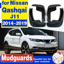 Juego de guardabarros delantero y trasero de coche, moldea el barro, para Nissan Qashqai J11, años 2014 a 2019, 2016 y 2017 2024 - compra barato