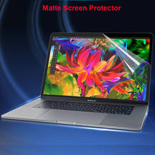 Матовая Антибликовая Защитная пленка для экрана для Macbook Pro 15 Touch Bar A1707 A1990, Матовая Антибликовая пленка, защита экрана 2024 - купить недорого