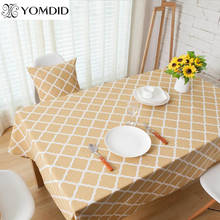 classic geometric  tablecloth  fashion simple style home decor living room coffee table restaurant cover towel cloth 2024 - buy cheap