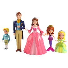 5 шт./лот 8-14 см аниме принцесса куклы девушка коллекционная игрушка ПВХ фигурка модель игрушки для детей подарок 2024 - купить недорого