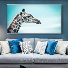 Arte para parede de animais selvagens, pinturas e impressões de animais em tela, pôsteres de arte, imagens para crianças, sala de estar, decoração de casa 2024 - compre barato