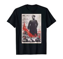 Camiseta de algodão masculina, camisa de manga curta com gola redonda da da cccp udssr, yoga, panzer, 86 rote, aree 2024 - compre barato