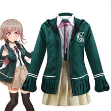 Disfraz de DanganRonpa 2, Chiaki Nanami uniforme escolar, chaqueta, camisa, falda, disfraz de Halloween para niñas y mujeres 2024 - compra barato