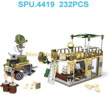 11676 232pcs Military Swat Soldier War Radar Command Army 2 Dolls Building Blocks Toy 2024 - buy cheap