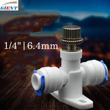 Reverse Osmosis 1/4" Hose RO Water Flow Adjust Valve Regulator Waterflow Control Valve Connector Fitting Water Speed Controller 2024 - buy cheap