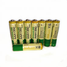 8 шт./лот перезаряжаемая батарея большой емкости 1350 мАч 1,2 в AAA для детских игрушек AAA NiMH перезаряжаемая батарея 2024 - купить недорого