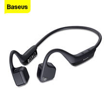 Baseus BC10 Bluetooth 5,0 наушники с костной проводимостью, беспроводные наушники с микрофоном, гарнитура для спорта на открытом воздухе для iPhone Xiaomi 2024 - купить недорого