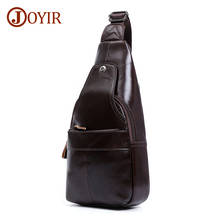 JOYIR Genuine Leather Man’s Chest  Shoulder Bag High Quality Male Chest Pack Ipad Pouch Vintage Sling Bags  Crossbody Bag  2021 2024 - buy cheap