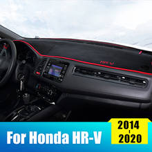 Almohadilla para salpicadero de coche, accesorio para cubierta de escritorio, plataforma de instrumentos, para Honda HR-V HRV Vezel 2014, 2015, 2016, 2017, 2018, 2019, 2020 2024 - compra barato