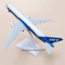 Modelo de avión de aleación de Metal, modelo de avión fundido a presión, 20cm, Boeing 787 B787 Airways 2024 - compra barato