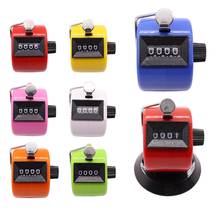 Mini Color Hand Mechanical Counter Colorful Portable Size 9999 Digit for Tally Frequency People Airplane Lap Teaching F5502 2024 - buy cheap