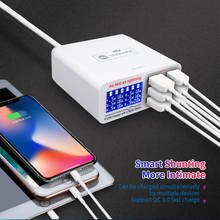 AC100V-240V-Juego de herramientas de reparación de teléfono, Cargador rápido USB de 6 puertos, para iPhone, iPad, Samsung 2024 - compra barato