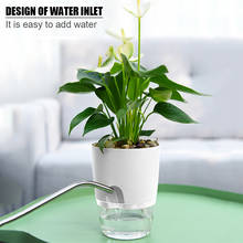 Creative Self Watering Lazy Flowerpot Home Office Garden Decor for Festival Gift Home Office Decor Hydroponic Flowerpot 2024 - buy cheap