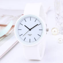 Fashion Women Watches White Jelly Silicone Luxury Brand Watch Women Casual Ladies Quartz Wristwatches reloj mujer zegarek damski 2024 - buy cheap