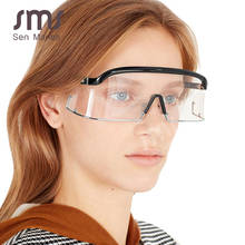 Gafas de sol cuadradas polarizadas para hombre y mujer, lentes de sol cuadradas polarizadas a la moda, con espejo de gran tamaño, de marca de lujo, con remache de Metal, UV400 2024 - compra barato