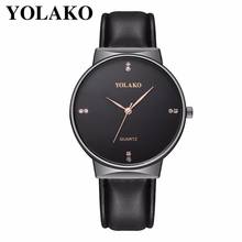 Men Business Watch Luxury Leather Male Quartz Watch Casual Fashion YOLAKO Brand Clock Relogio Masculino 2024 - buy cheap