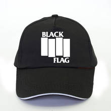 Gorra de béisbol con bandera negra para hombre y mujer, gorro de béisbol con banderín estilo Rock, hip hop, 100%, Punk, rock, Unisex 2024 - compra barato