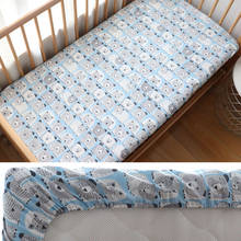 Baby Crib Fitted Sheet Cotton Baby Cot Bedding For Newborns Kid Bed Mattress Cover With Elastic For Children Accept Custom Make 2024 - купить недорого