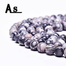 Asingeloo Black Mesh Natural Stone Beads Loose Beads Crystal Energy Stone Healing Power for Jewelry Making 1 Strand 15.5" 2024 - buy cheap