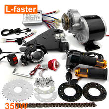 L-faster 24V 36V 350W Electric Bike Motor Kit With Brush Controller And Key Switch Throttle Handle Electric Brake Sensor Wire 2024 - buy cheap