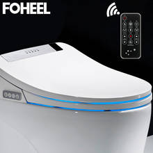 FOHEEL-Funda de asiento de inodoro inteligente, cubierta de asiento de inodoro de oro y plata, bidé electrónico, limpia, seca, calefacción, wc, luz led inteligente 2024 - compra barato