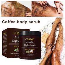 Exfoliación corporal para el cuidado de la piel, crema exfoliante corporal de café, sal del Mar Muerto para exfoliar, blanquear, hidratar la piel 2024 - compra barato