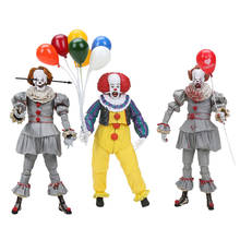 NECA Stephen King's It Ultimate Pennywise PVC Action Figure Joker clown Horror Collectible Model Toy Christmas 2024 - buy cheap