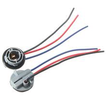 2 unids/lote 157 Luz de Freno LED bombilla hembra BA15S 1156 adaptador de conector de clavija 2057 de 2357 toma de cableado 2024 - compra barato