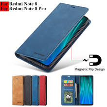 Чехол для Redmi Note 8 Pro, откидной Магнитный чехол для телефона Xiaomi Redmi Note 8 Pro, кожаные винтажные чехлы-бумажники, чехол для Redmi Note 8 2024 - купить недорого