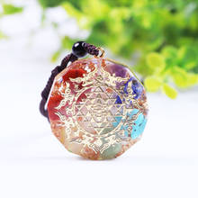 Reiki 7 Chakras Orgone Pendant Generator Balancing Positive Energy Harmony Luck Yoga Powerful Orgone Pendant For Women 2024 - buy cheap