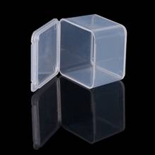 2021 New Small Square Clear Plastic Jewelry Storage Boxes Beads Crafts Case Containers 2024 - buy cheap