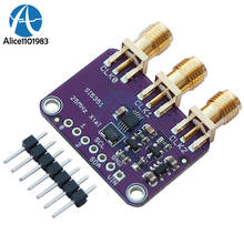 Si5351A I2C 25MHZ Clock Generator Breakout Board 8KHz to 160MHz for Arduino PLL Divider 3.3V LDO Regulator 3Vpp Output DC3V 5V 2024 - buy cheap