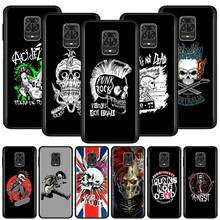 Silicone Phone Case For Xiaomi Redmi Note 10 9 9S 7 8 8T 9 Pro Redmi 9 9A 9C 7 7A 8 8A K40 Cover Coque Punk Rock Skull 2024 - buy cheap